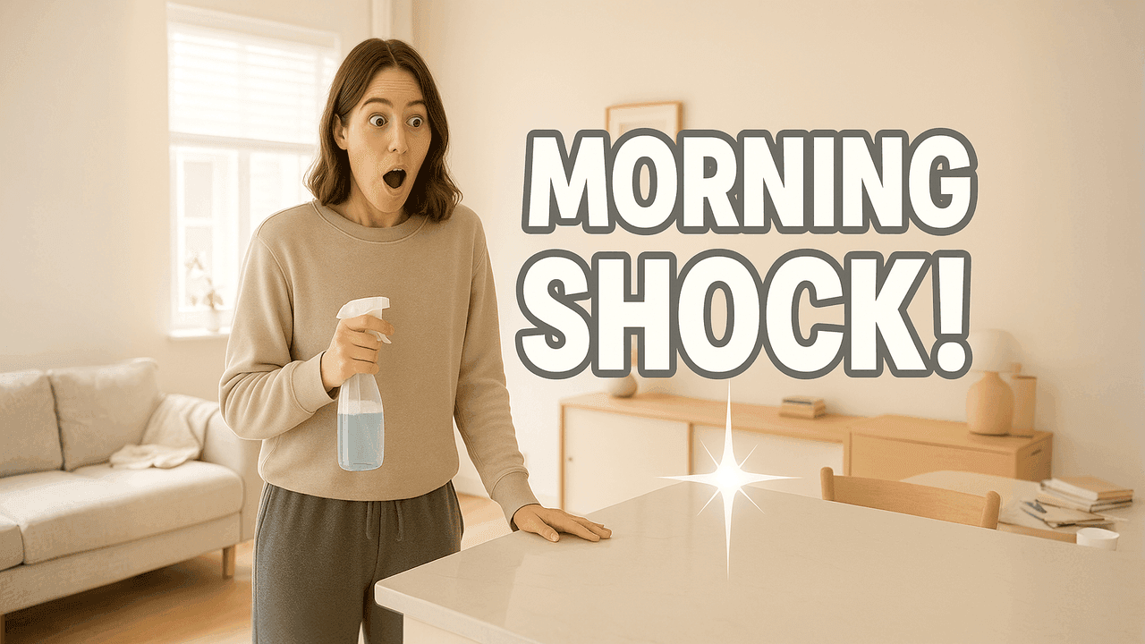 Home cleaning surprise