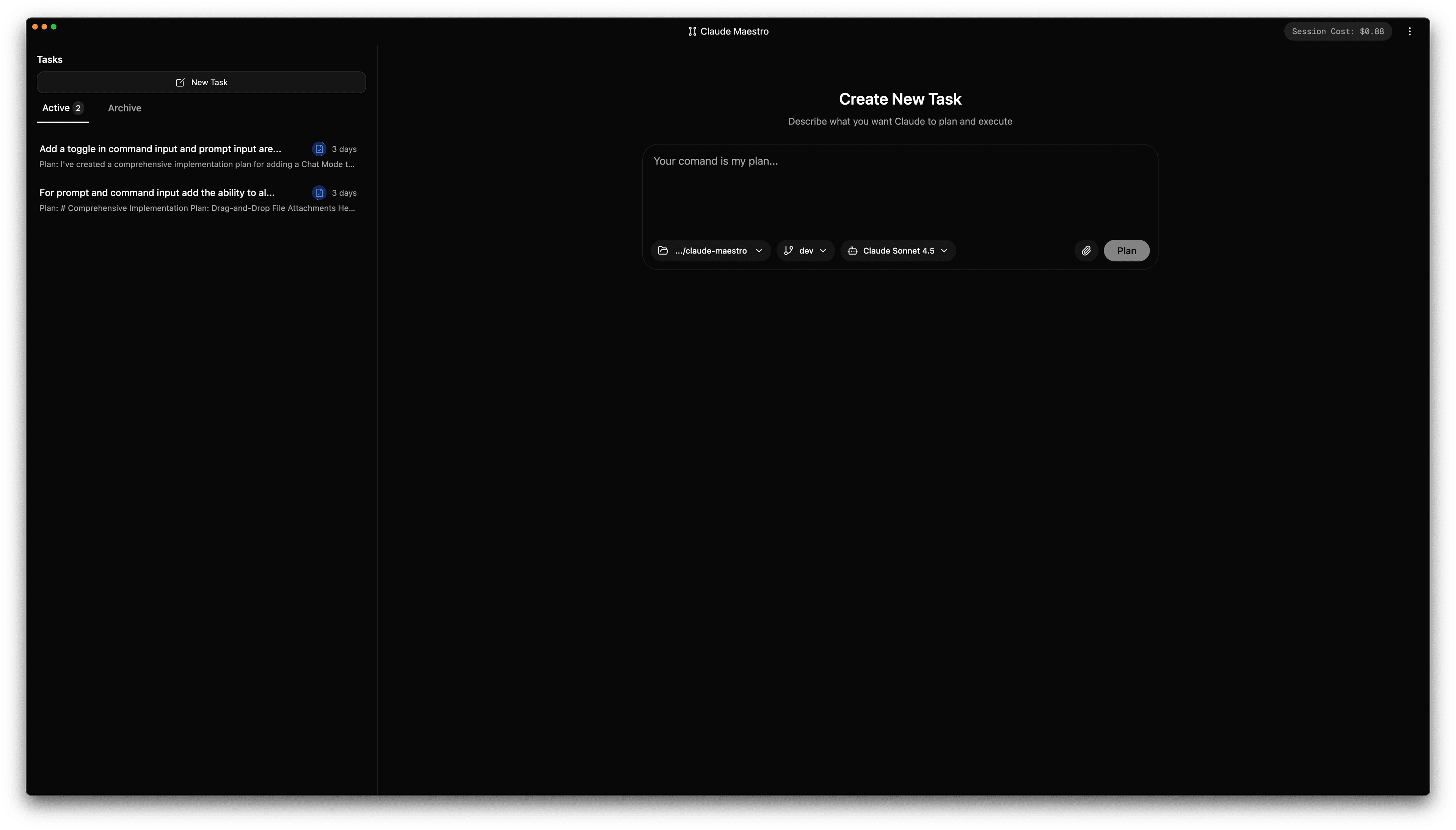 Claude Maestro Screenshot 1