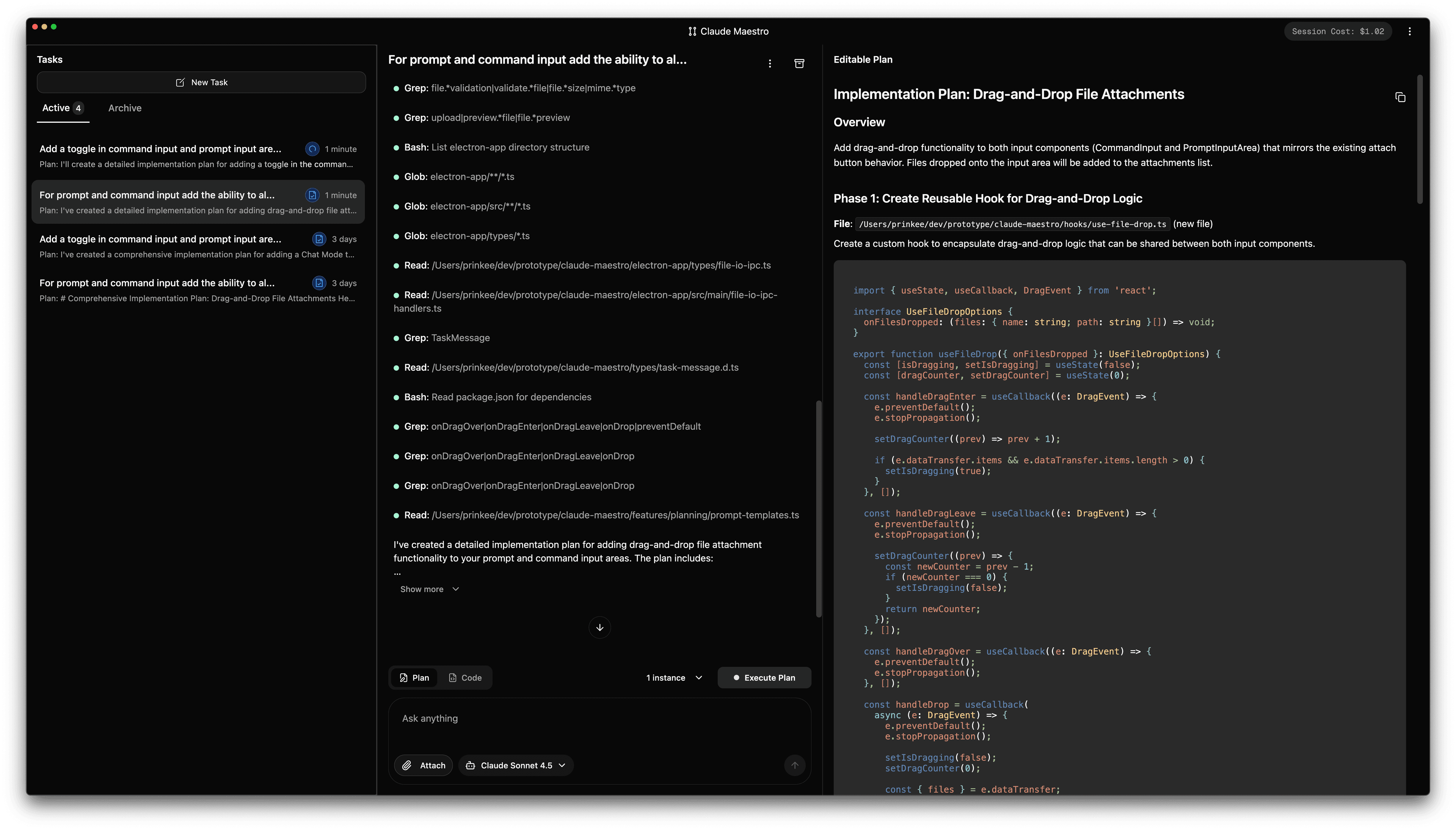 Claude Maestro Screenshot 2