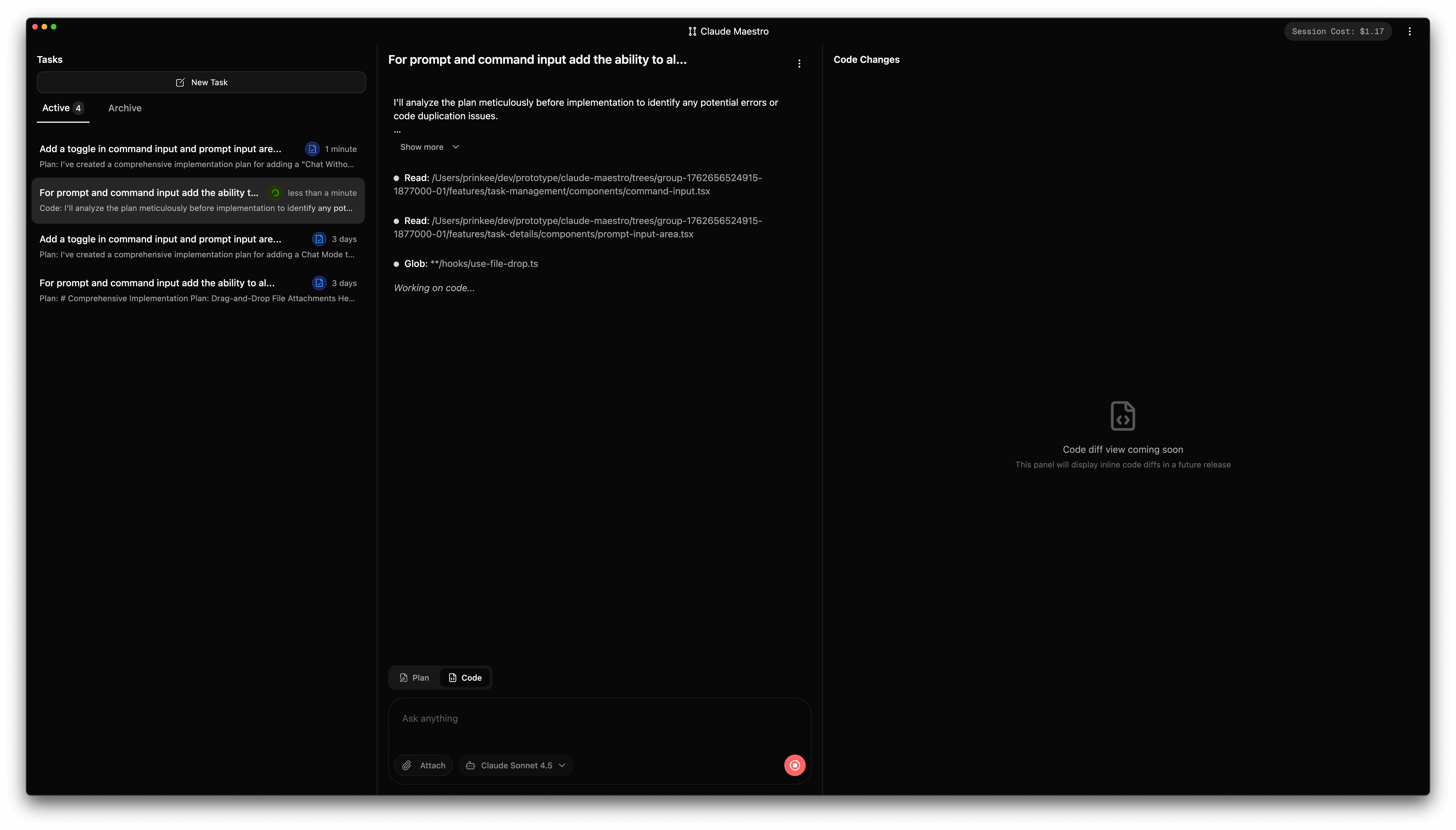 Claude Maestro Screenshot 3
