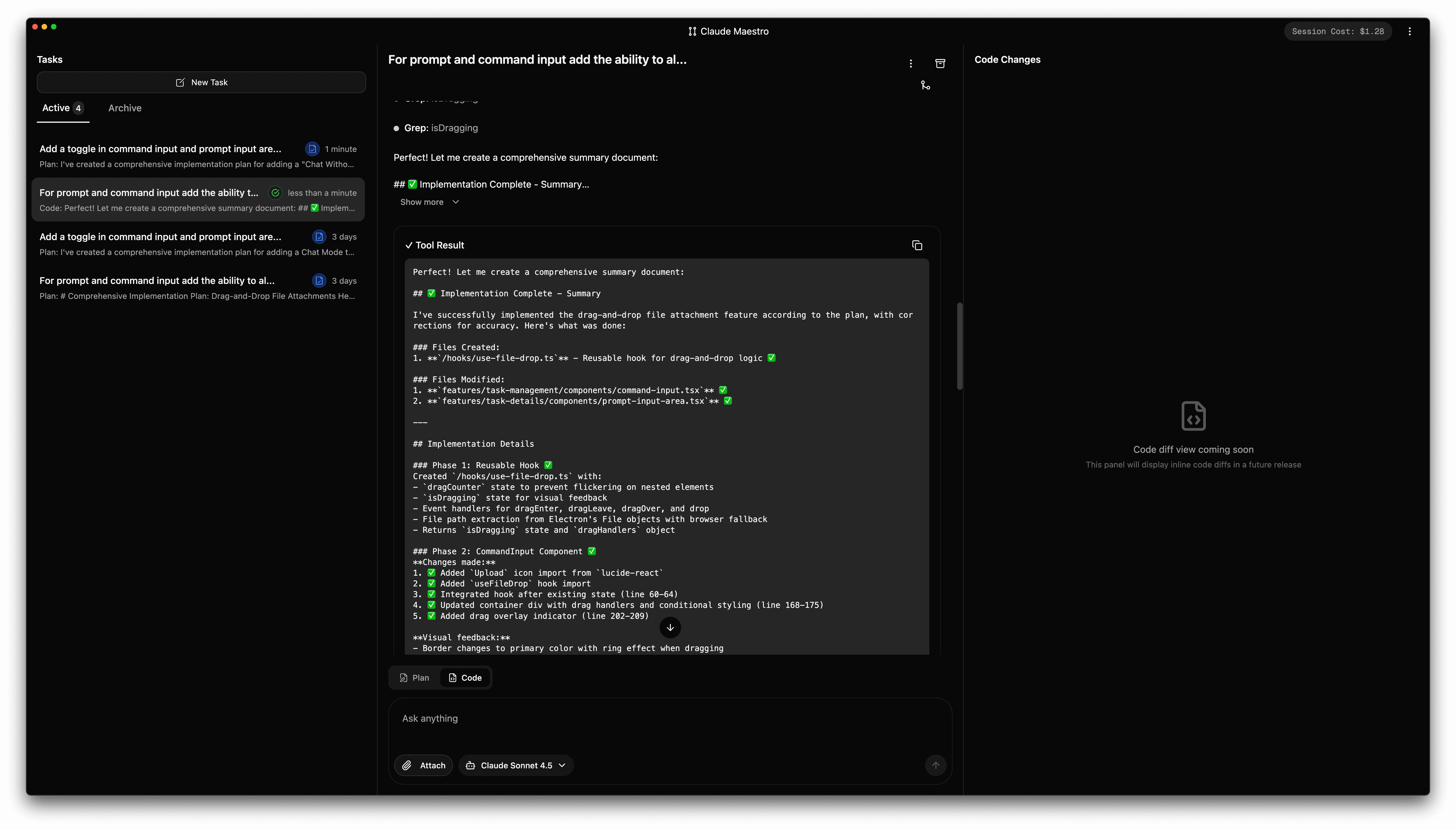 Claude Maestro Screenshot 4
